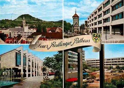 AK / Ansichtskarte Reutlingen_BW Neues Rathaus Teilansichten 