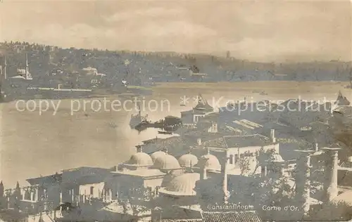 AK / Ansichtskarte Constantinople Corne d Or Constantinople