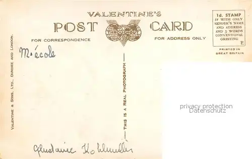 AK / Ansichtskarte Belper_Amber_Valley_UK Herbert Strutt School Valentines Post Card 