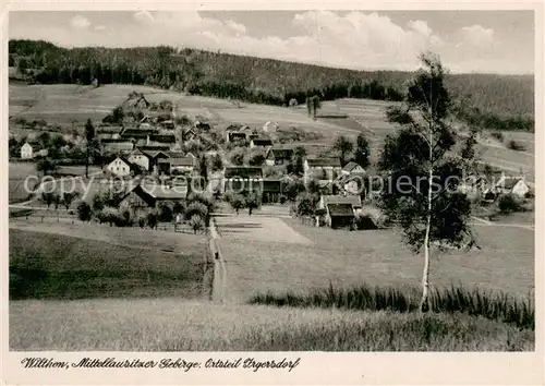 AK / Ansichtskarte Ilgersdorf Panorama Mittellausitzer Gebirge Ilgersdorf