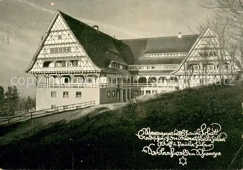 AK / Ansichtskarte Sasbachwalden Hotel Sasbachwalden