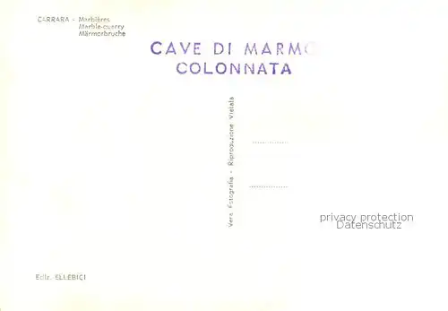 AK / Ansichtskarte Carrara_IT Cave di Marmo Marmorbrueche 