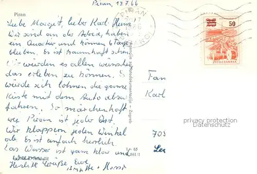 AK / Ansichtskarte Piran_Istria_Slovenia Halbinsel 
