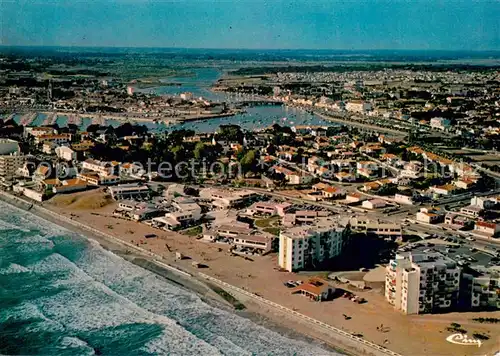 AK / Ansichtskarte Saint Gilles Croix de Vie_Vendee Village Merlin vue aerienne Saint Gilles Croix de Vie