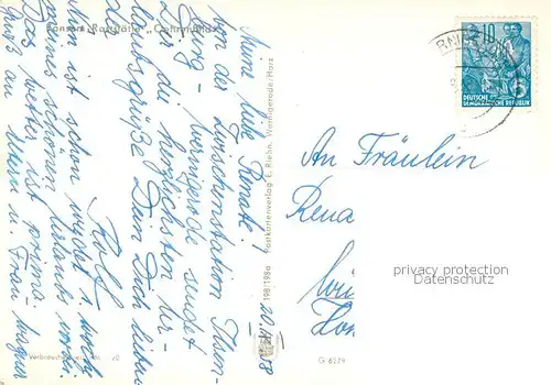 AK / Ansichtskarte Wernigerode_Harz Raststaette Oehrenfeld Wernigerode Harz