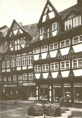 AK / Ansichtskarte Quedlinburg Fachwerkhaeuser Breite Quedlinburg