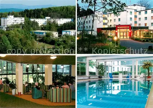 AK / Ansichtskarte Bad_Kissingen Deegenbergklinik m. Hallenbad Bad_Kissingen