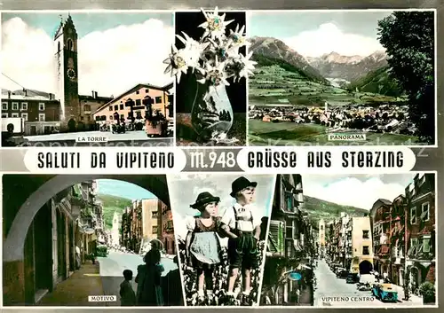 AK / Ansichtskarte Sterzing_Vipiteno_Suedtirol_IT Panorama   La Torre   Zentrum 