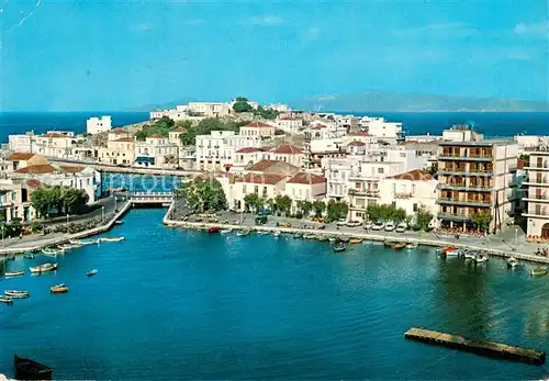 AK / Ansichtskarte Aghios_Nicolaos Teilansicht m. See Aghios_Nicolaos