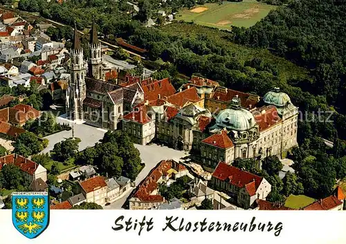 AK / Ansichtskarte Klosterneuburg Fliegeraufnahme Augustiner Chorherrnstift Klosterneuburg