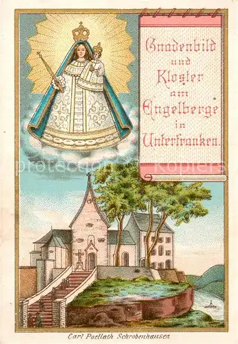 AK / Ansichtskarte Schrobenhausen Gnadenbild und Kloster am Engelberge Carl Poellath Kuenstlerkarte Schrobenhausen