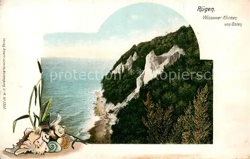 AK / Ansichtskarte Wissower_Klinken Steilkueste Kreidefelsen Wissower Klinken