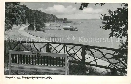 AK / Ansichtskarte Plau_See Strandpromenade am Plauer See Mecklenburgische Seenplatte Plau_See