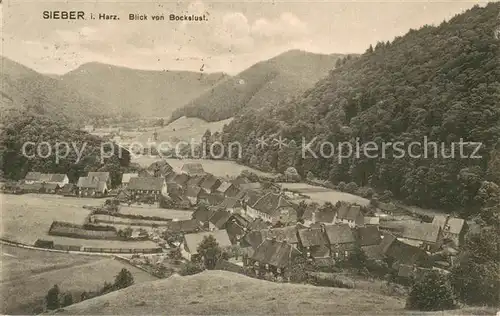 AK / Ansichtskarte Sieber Panorama Blick von Bockslust Sieber