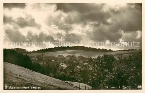 AK / Ansichtskarte Altenau_Harz Wetterwolken Gegenlichtstudie Serie Aus deutschen Landen Altenau Harz