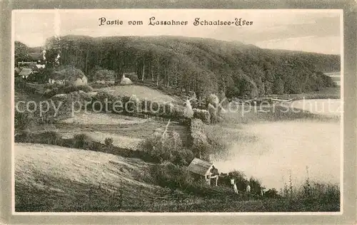 AK / Ansichtskarte Lassahn Partie vom Lassahner Schaalsee Ufer Lassahn