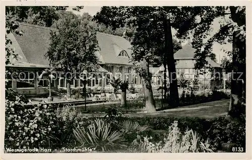AK / Ansichtskarte Wernigerode_Harz Storchmuehle Wernigerode Harz