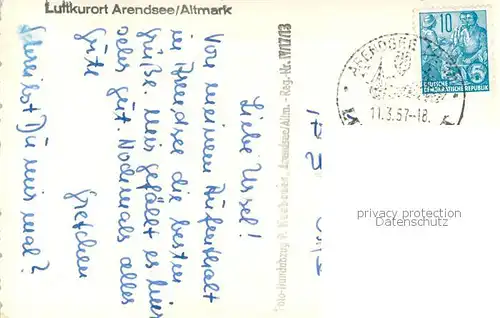 AK / Ansichtskarte Arendsee_Altmark Segelboot im Schilf Arendsee Altmark