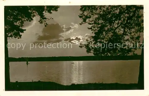 AK / Ansichtskarte Werbellin Abendstimmung am Werbellinsee Werbellin