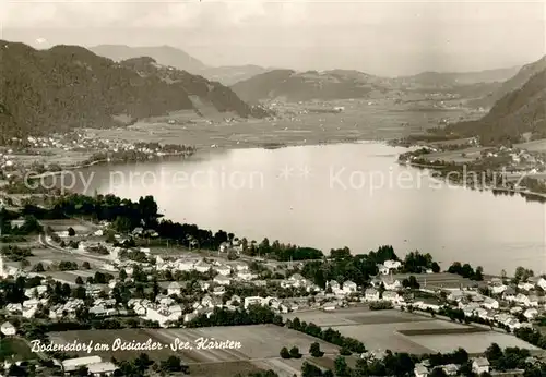 AK / Ansichtskarte Bodensdorf_Ossiacher_See_AT Fliegeraufnahme Gesamtansicht m. See 