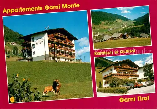 AK / Ansichtskarte Kartitsch_Osttirol_AT Appartementes Garni Monte Aussenansichten 