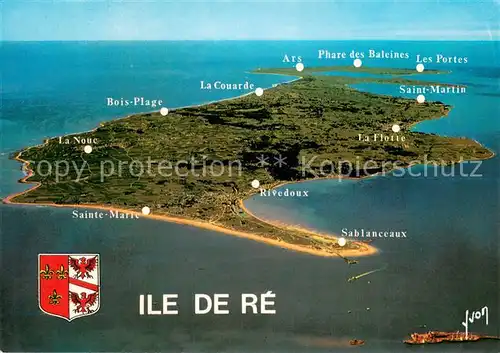 AK / Ansichtskarte Ile_de_Re Fliegeraufnahme  Ile_de_Re