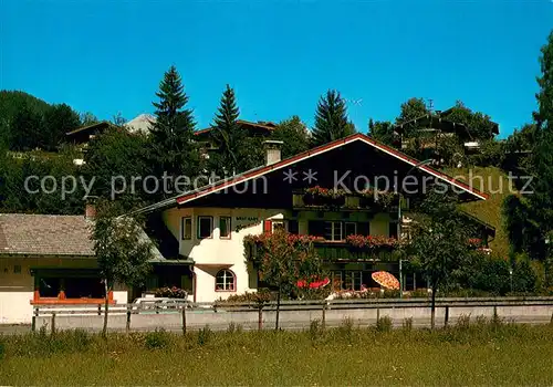 AK / Ansichtskarte Fieberbrunn_Tirol Gaestehaus Brunner Aussenansicht Fieberbrunn Tirol