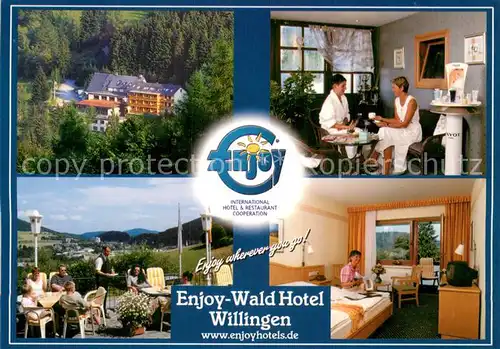 AK / Ansichtskarte Willingen_Sauerland Fliegeraufnahme Enjoy Wald Hotel Teilansichten Willingen_Sauerland