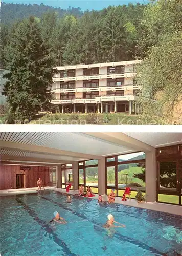 AK / Ansichtskarte Nordrach Sanatorium Nordrach m. Hallenbad Nordrach