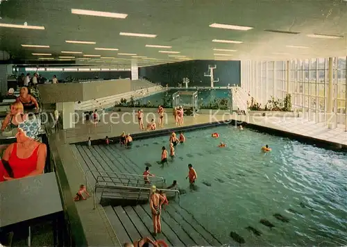 AK / Ansichtskarte Krefeld Badezentrum Hallenbad Innenansicht Krefeld