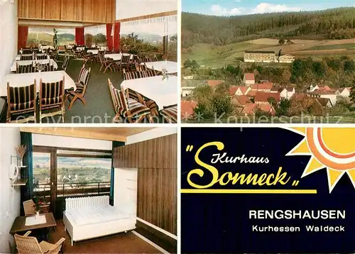 AK / Ansichtskarte Rengshausen_Hessen Kurhaus Sonneck Teilasnichten Rengshausen Hessen