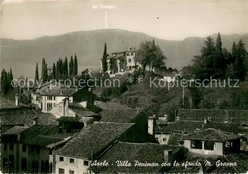 AK / Ansichtskarte Asolo_Treviso_IT Villa Peniman m. Monte Grappa 