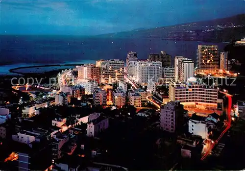 AK / Ansichtskarte Puerto de la Cruz_Tenerife_ES Bei Nacht 