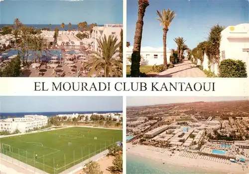 AK / Ansichtskarte Sousse Fliegeraufnahme El Mouradi Club Kantaoui Fussballplatz Schwimmbad Strand Sousse