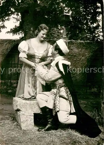 AK / Ansichtskarte Thale_Harz Dt Festspiele Harzer Bergtheater Der Bettelstudent Thale_Harz