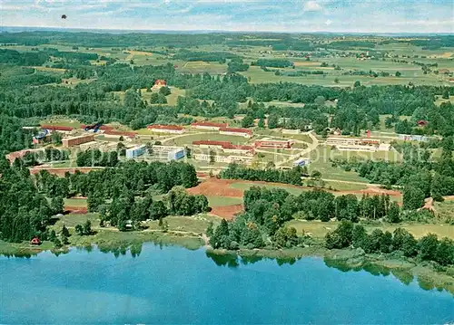 AK / Ansichtskarte Feldafing_Starnbergersee Fernmeldeschule des Heeres Fliegeraufnahme Feldafing_Starnbergersee