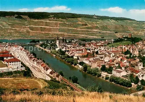 AK / Ansichtskarte Bingen_Rhein Fliegeraufnahme Bingen Rhein