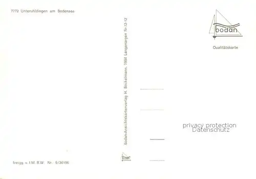 AK / Ansichtskarte Unteruhldingen_Bodensee Fliegeraufnahme mit _Yachthafen 