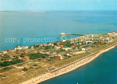 AK / Ansichtskarte Wittduen_Amrum Fliegeraufnahme Wittduen Amrum