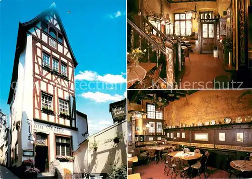 AK / Ansichtskarte Cochem_Mosel Restaurant Zom Stueffje Gastraeume Cochem Mosel