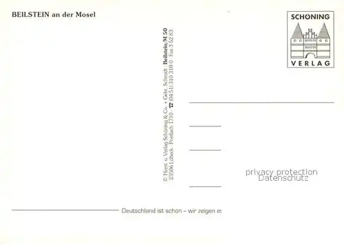 AK / Ansichtskarte Beilstein_Mosel Weinstuben Freiterrasse Beilstein_Mosel