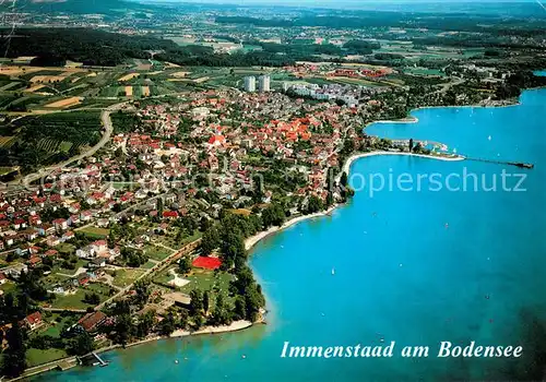 AK / Ansichtskarte Immenstaad_Bodensee Fliegeraufnahme Immenstaad_Bodensee