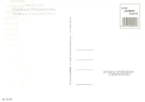 AK / Ansichtskarte Garmisch Partenkirchen Fussgaengerzone Garmisch Partenkirchen