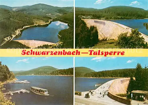 AK / Ansichtskarte Forbach_Baden Schwarzenbach Talsperre Fliegeraufnahmen Forbach_Baden