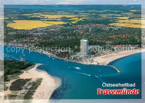 AK / Ansichtskarte Travemuende_Ostseebad Ostseeheilbad Fliegeraufnahme Travemuende_Ostseebad
