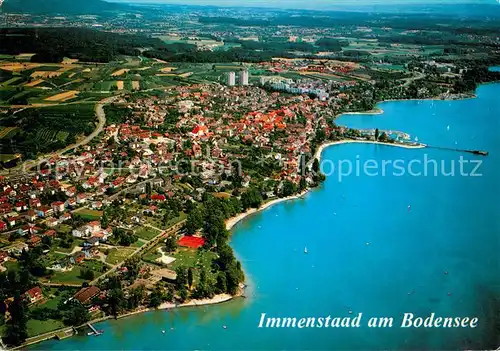 AK / Ansichtskarte Immenstaad_Bodensee Fliegeraufnahme Immenstaad_Bodensee