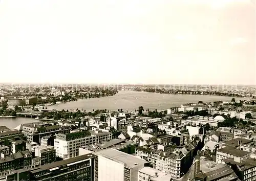 AK / Ansichtskarte Hamburg Lombardsbruecken und Aussenalster Hamburg