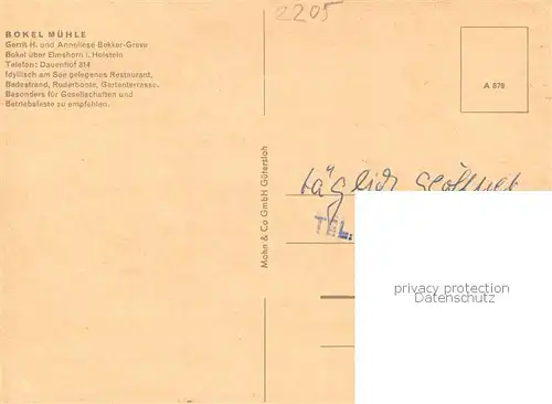 AK / Ansichtskarte Bokel_Elmshorn Bokel Muehle Restaurant Bokel Elmshorn
