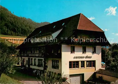 AK / Ansichtskarte Oberprechtal Gasthaus Roessle Oberprechtal