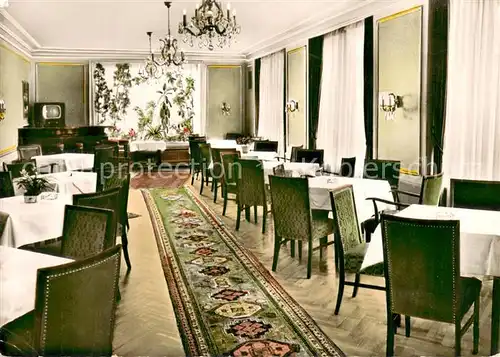 AK / Ansichtskarte Offenburg Hotel Palmengarten Gastraum Offenburg